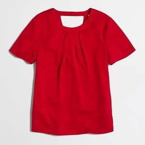 J. Crew Factory Cross-back Drapey Top
